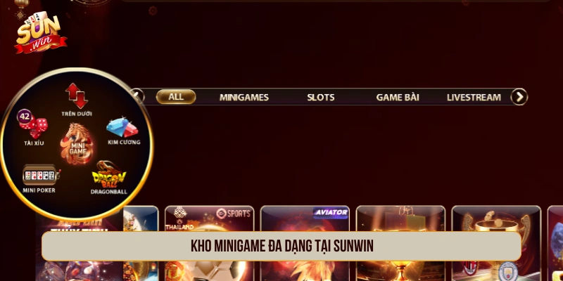 Kho mini game đa dạng tại SUNWIN
